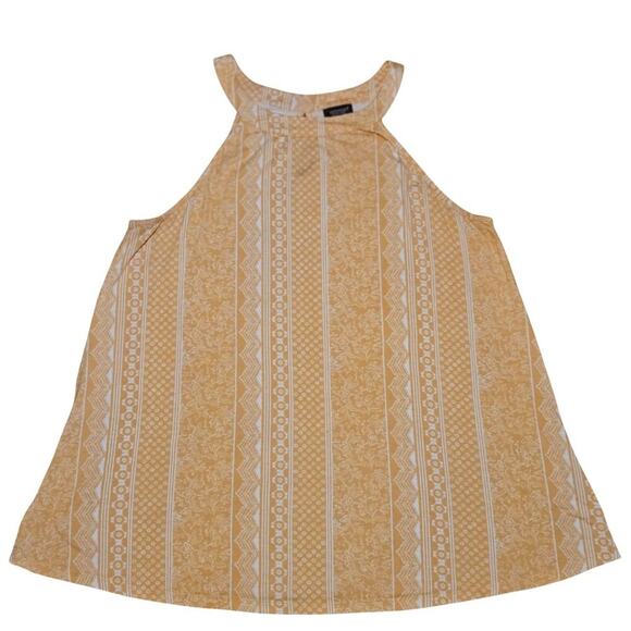 Torrid Womens size 0X Butter Yellow Paisley Trapeze Bandana Print Tank Western - Picture 1 of 5